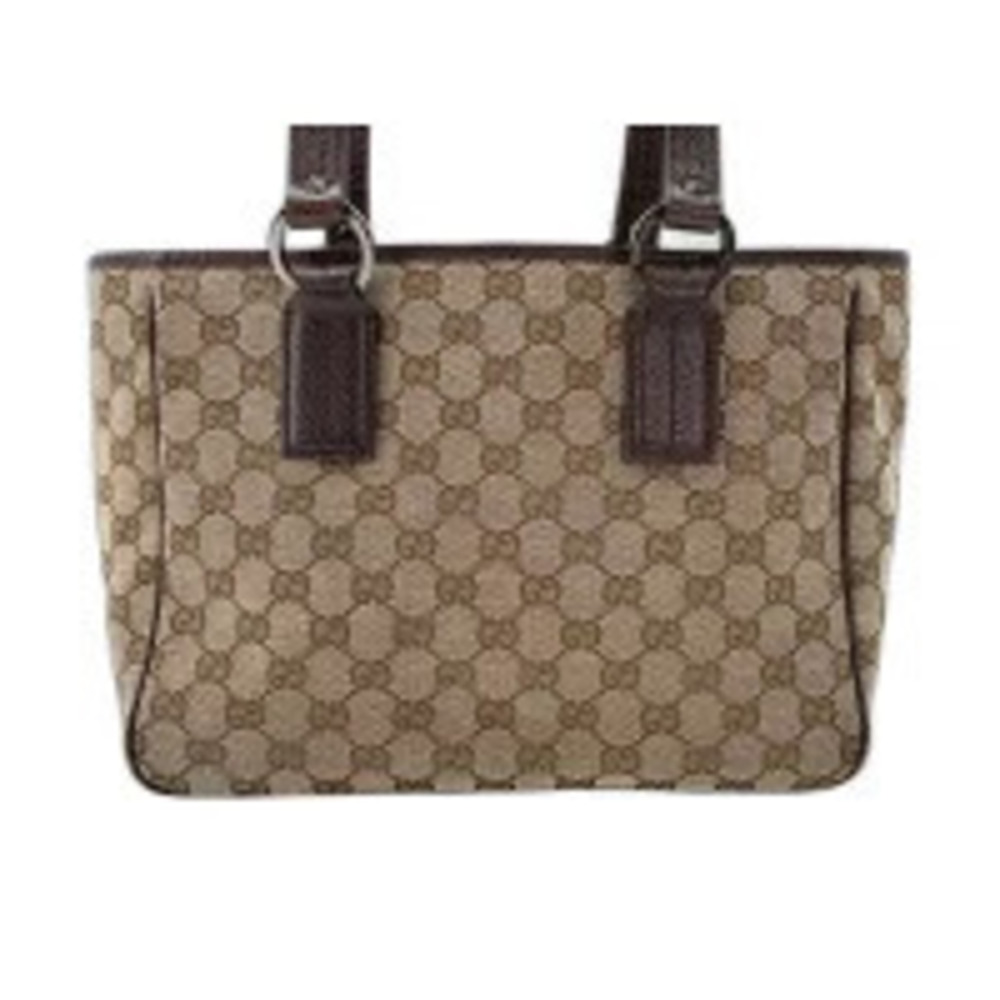 Gucci GG Canvas Shoulder Bag Brown